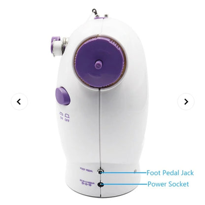 4-in-1 Semi-Automatic Portable Sewing Machine for Home/DIY