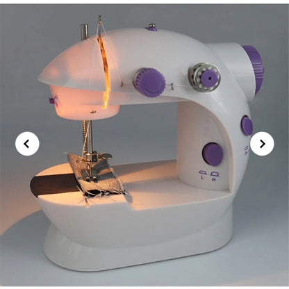 4-in-1 Semi-Automatic Portable Sewing Machine for Home/DIY