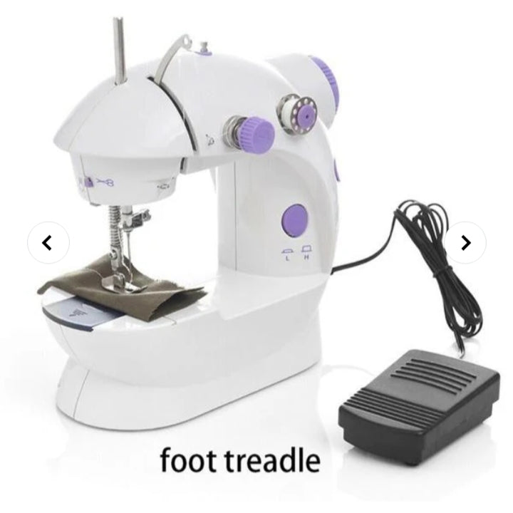 4-in-1 Semi-Automatic Portable Sewing Machine for Home/DIY
